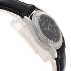 Gucci Round Face Watch SS Leather — view 6