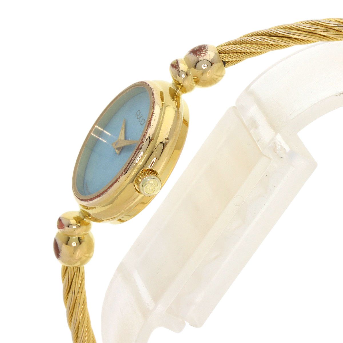 Gucci Round Face Turquoise Watch — view 5