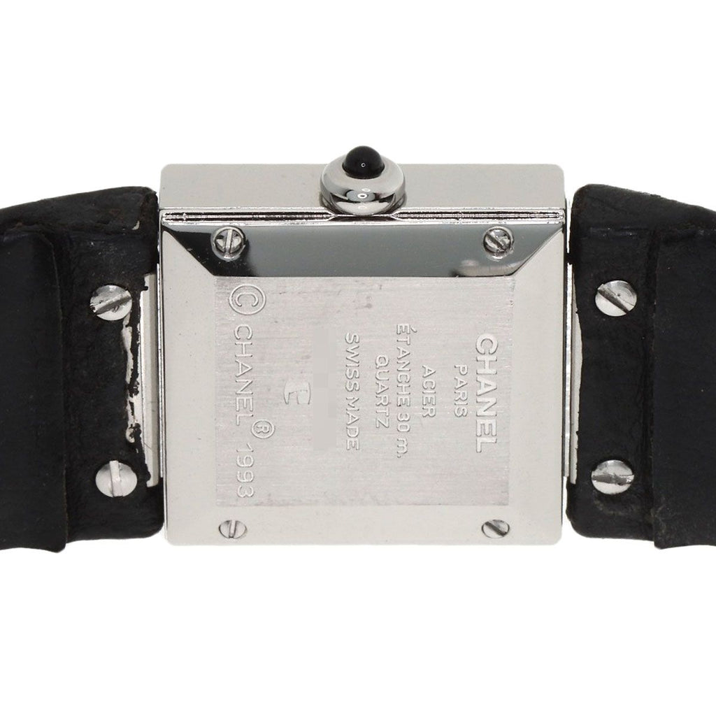 Chanel Quilted Watch SS Leather — view 7