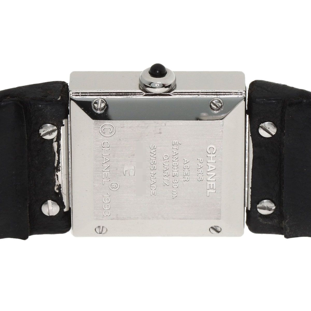 Chanel Quilted Watch SS Leather — view 7