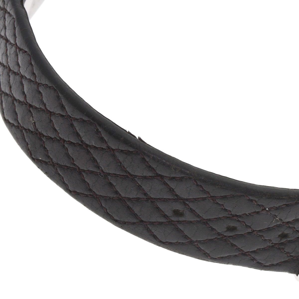 Chanel Quilted Watch SS Leather — view 9
