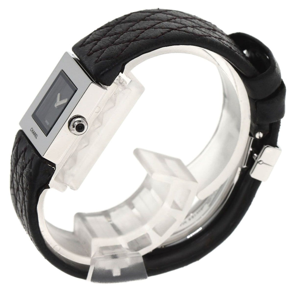 Chanel Quilted Watch SS Leather — view 2