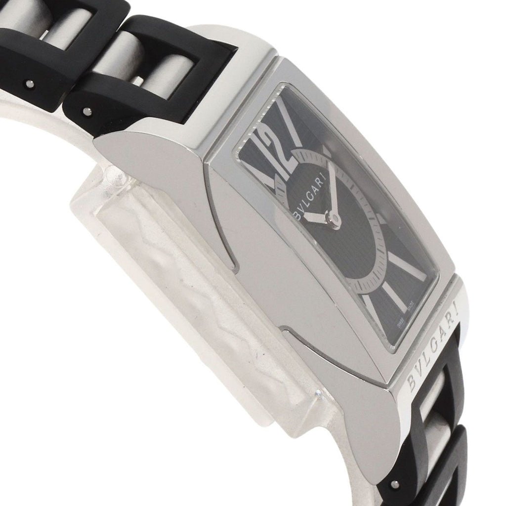 Bvlgari Rettangolo Watch SS Rubber — view 6