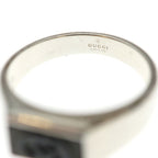 Gucci Interlocking Signet Ring Silver — view 6