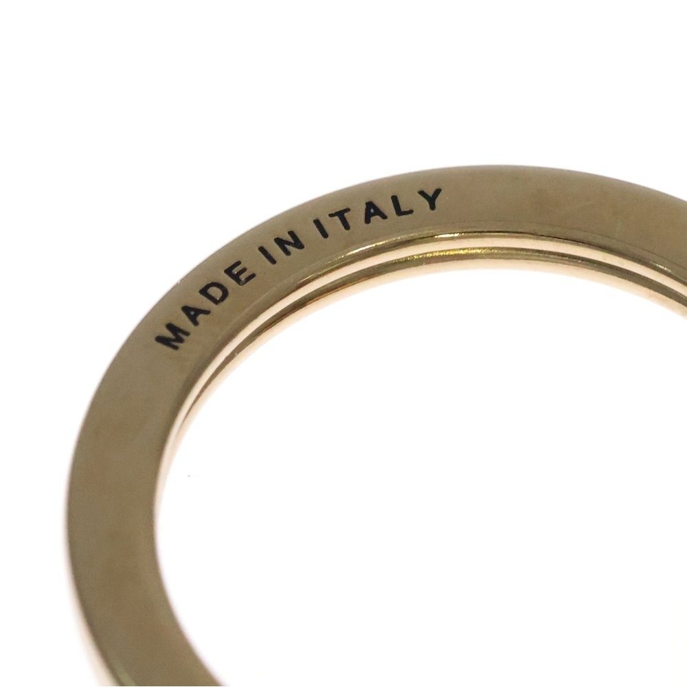 Bottega Veneta Intresio Leather Key Holder Gold — view 6