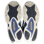 Louis Vuitton LV Treille Fabric High Cut Sneakers Black White — view 5