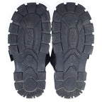Fendi Fflogo Sole Shearling Sandals Black — view 5