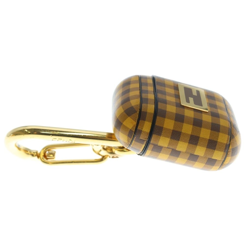 Fendi Gingham Check Airpods Case Yellow Hat — view 4