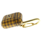 Fendi Gingham Check Airpods Case Yellow Hat — view 3