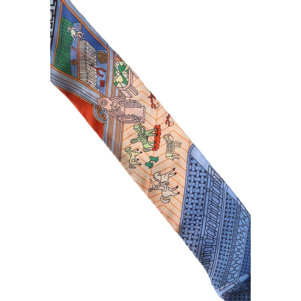 Hermes Scarf Twilly Object de Curiosity Silk Multicolor — view 4