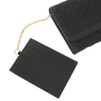 Prada Quilted Nylon Leather Black Wallet — view 9