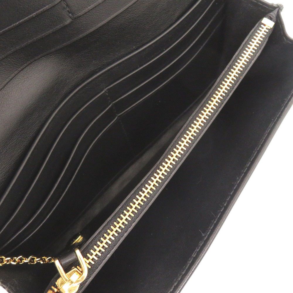 Prada Quilted Nylon Leather Black Wallet — view 5