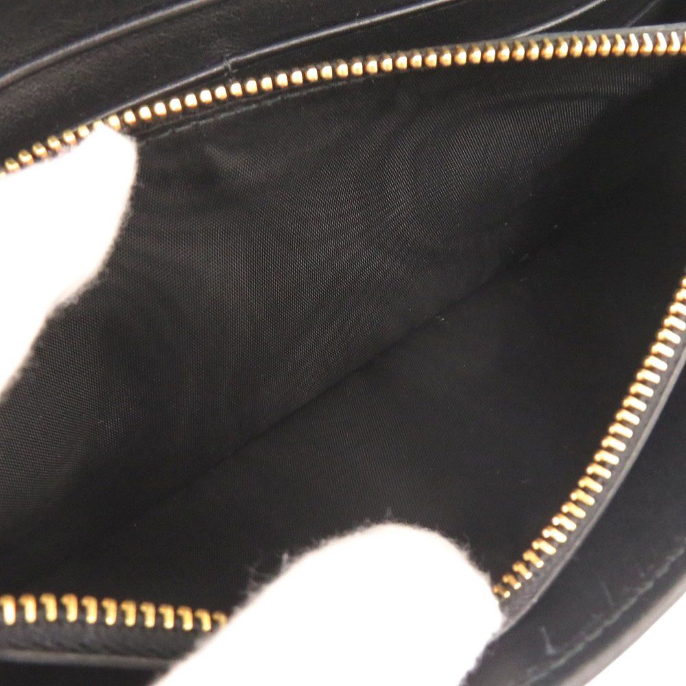 Prada Quilted Nylon Leather Black Wallet — view 6