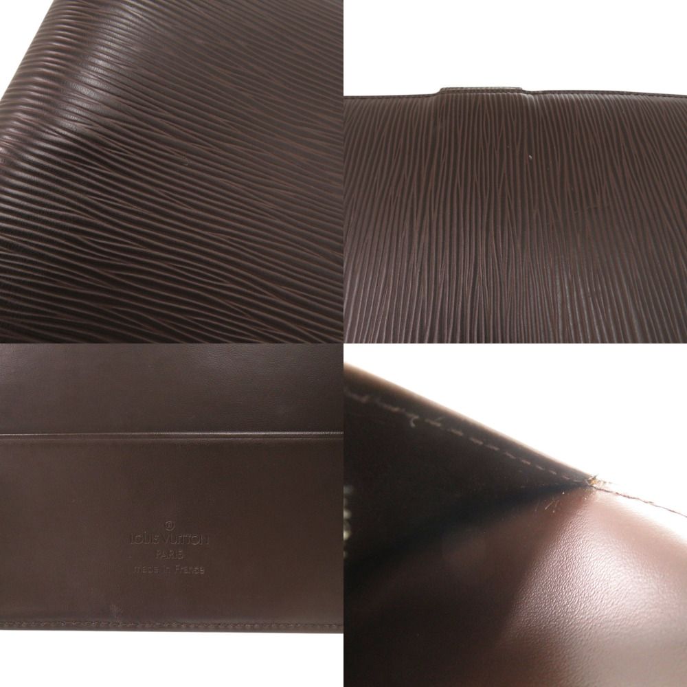Louis Vuitton Agenda GM Epi Brown Notebook Cover — view 6