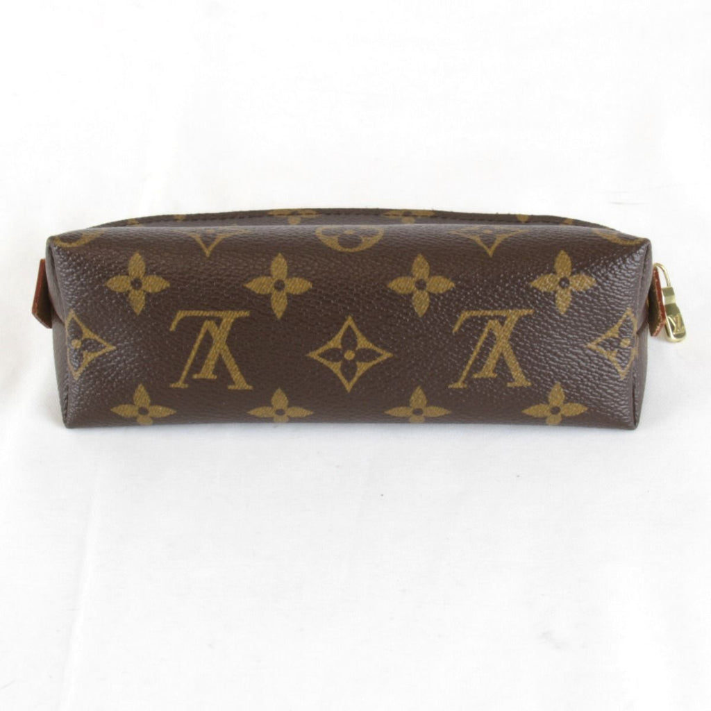 Louis Vuitton Pochette Cosmetic PM Makeup Pouch Monogram Canvas Brown — view 5