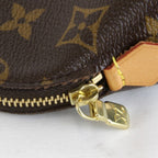 Louis Vuitton Pochette Cosmetic PM Makeup Pouch Monogram Canvas Brown — view 7