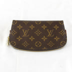 Louis Vuitton Pochette Cosmetic PM Makeup Pouch Monogram Canvas Brown — view 6