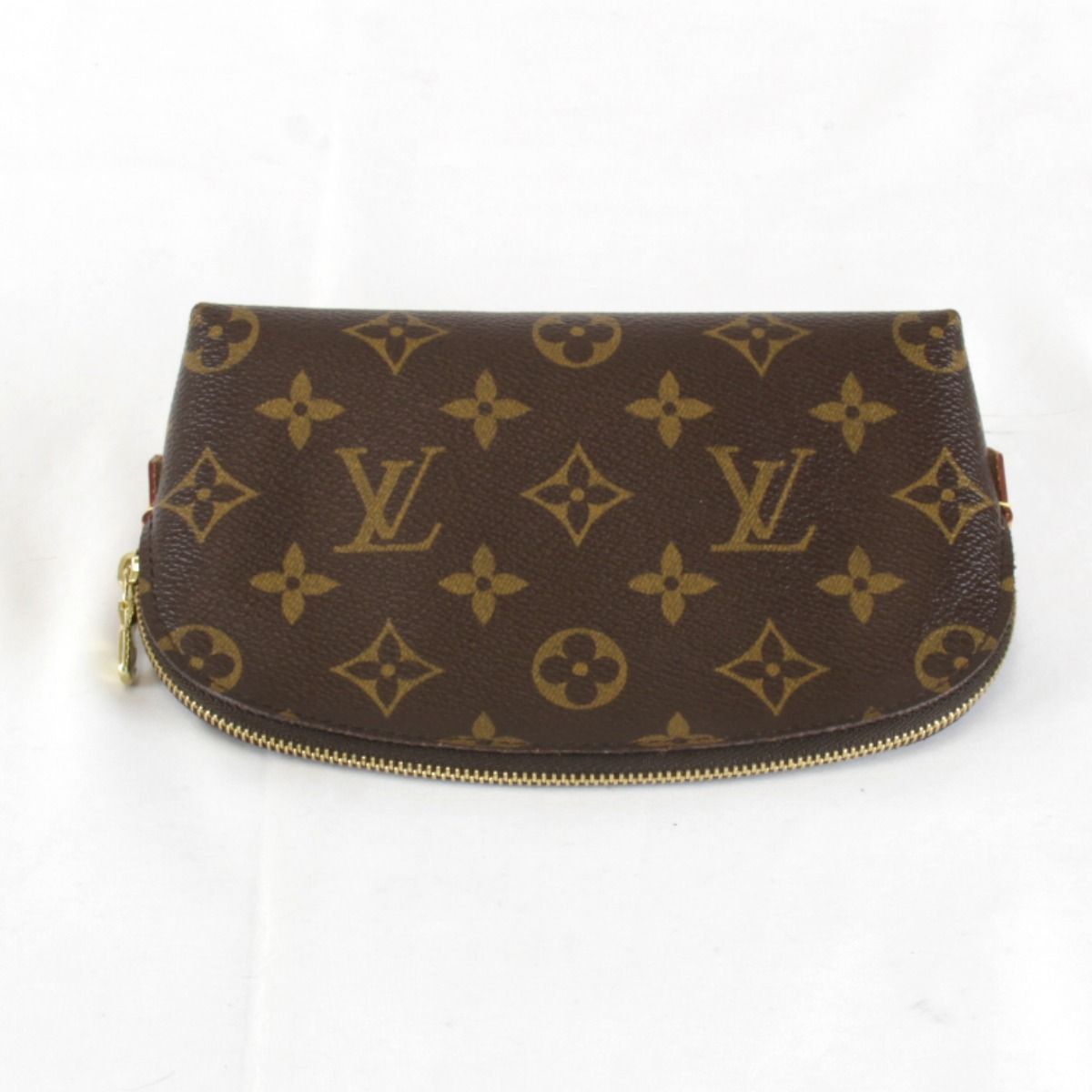Louis Vuitton Pochette Cosmetic PM Makeup Pouch Monogram Canvas Brown — view 6
