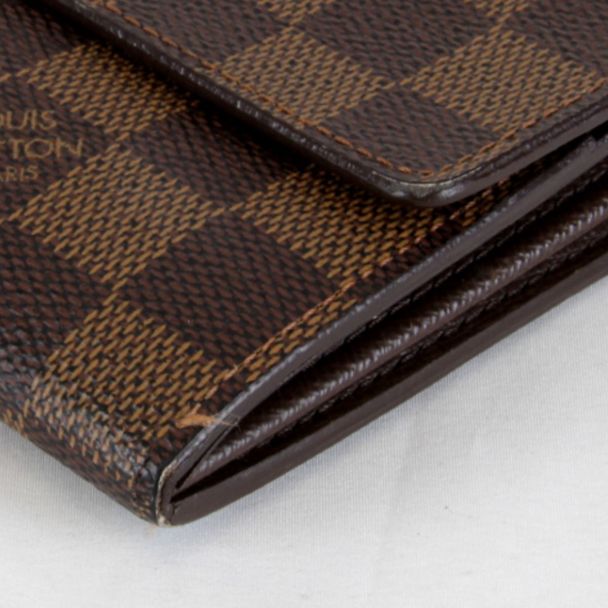 Louis Vuitton Portefeuille Sarah Wallet Damier Canvas Brown — view 3