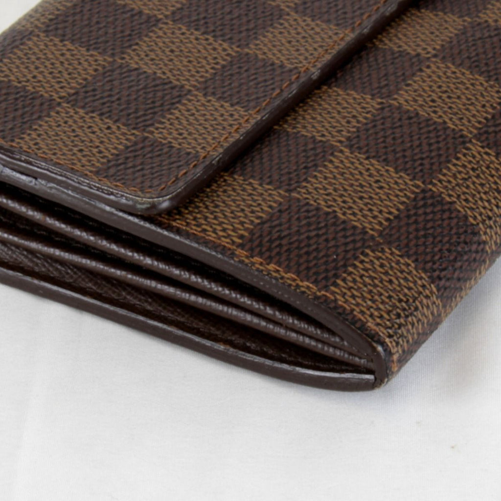 Louis Vuitton Portefeuille Sarah Wallet Damier Canvas Brown — view 4