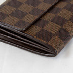 Louis Vuitton Portefeuille Sarah Wallet Damier Canvas Brown — view 4
