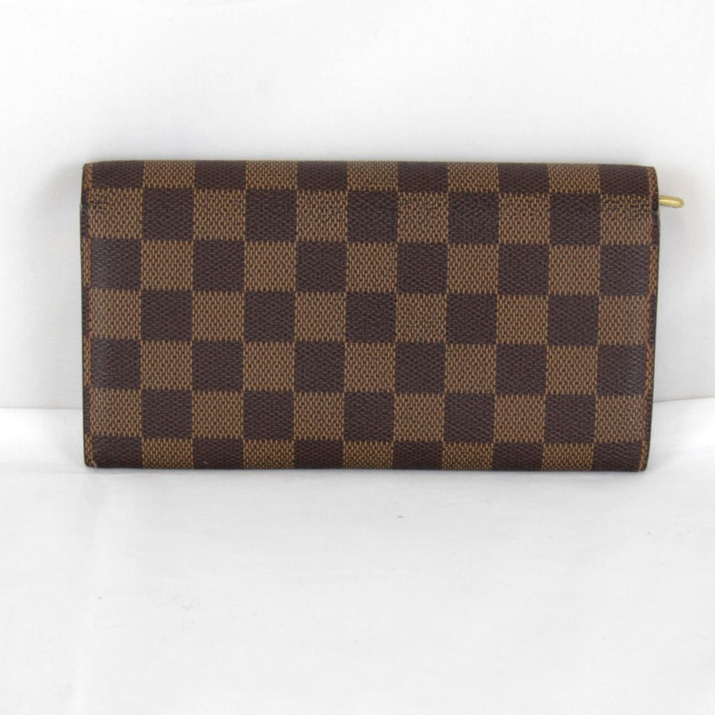 Louis Vuitton Portefeuille Sarah Wallet Damier Canvas Brown — view 2