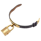 Hermes Kelly Watch Gold Blue Quartz Cadena — view 4