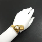 Hermes Kelly Watch Gold Blue Quartz Cadena — view 2