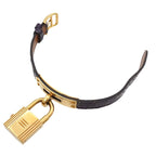 Hermes Kelly Watch Gold Blue Quartz Cadena — view 5