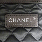 Chanel Bag Handbag Wild Stitch Leather Champagne Gold Silver Handheld Quilted — view 6
