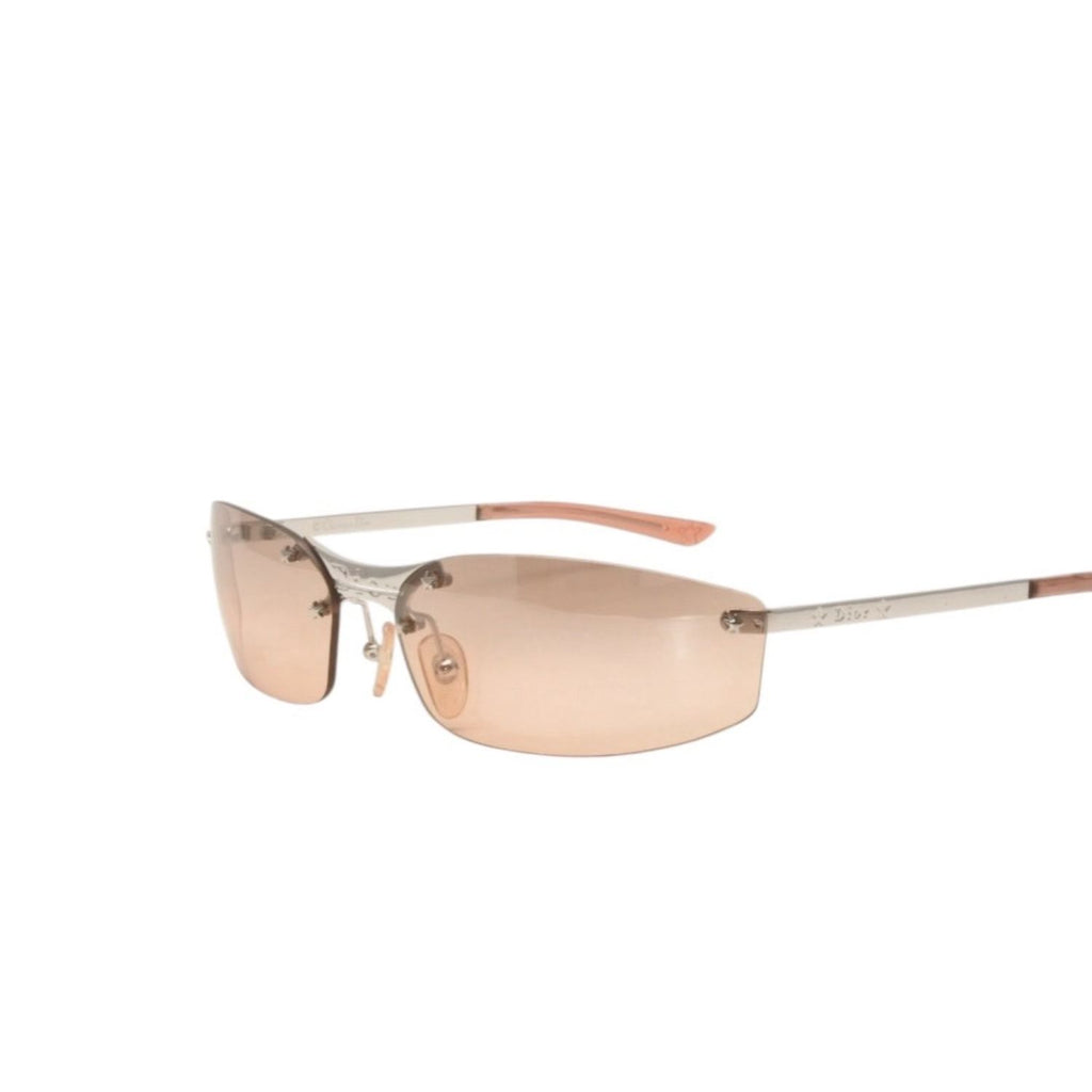 Dior Minipop Sunglasses Gold Eyewear — view 3