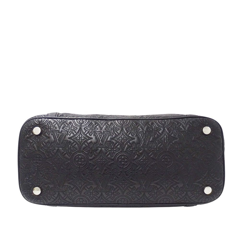 Louis Vuitton 2-Way Shoulder Bag Monogram Antia Ixia MM Noir Black Embroidery — view 3