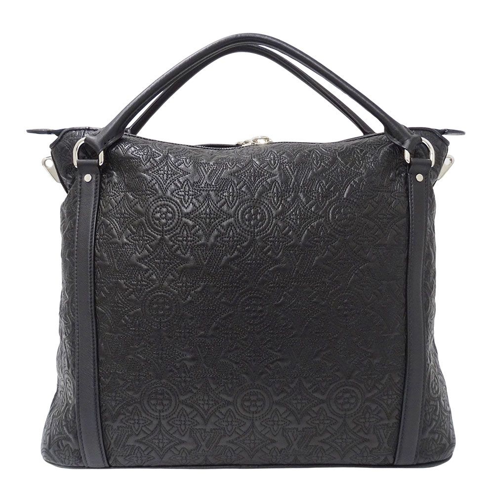 Louis Vuitton 2-Way Shoulder Bag Monogram Antia Ixia MM Noir Black Embroidery — view 2