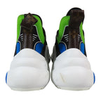 Louis Vuitton Low Cut Sneakers Shoes 34.5 Blue Black Green White — view 3