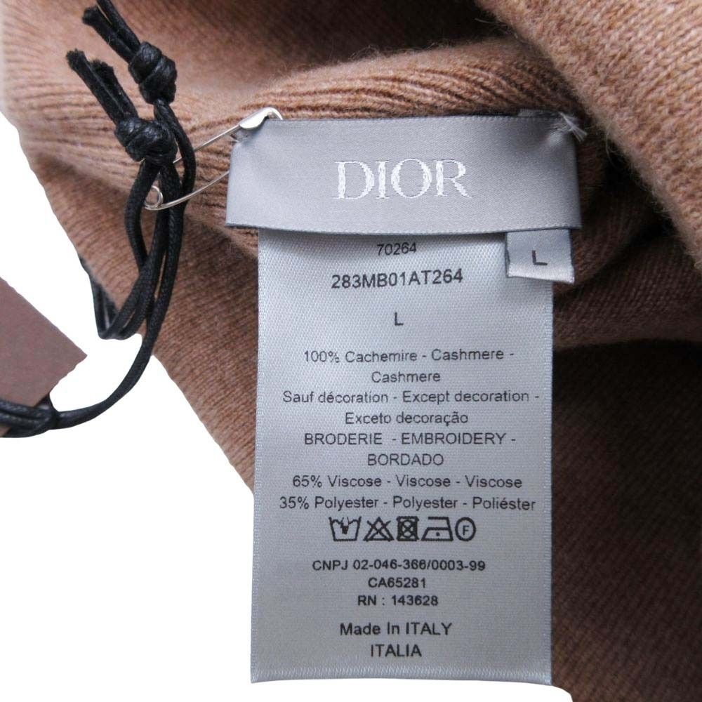 Dior Travis Scott Cactus Jack Beanie Knit Hat Watch Cap L Brown — view 6