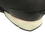 Hermes Epsom Leather Slip on Loafers Shoes Buckle 42.5 Black — view 6