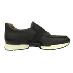 Hermes Epsom Leather Slip on Loafers Shoes Buckle 42.5 Black — view 2