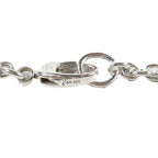 Gucci Polished Interlocking Chain Necklace Pendant Silver — view 4