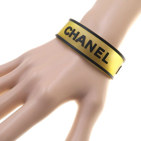 Chanel Rubber Bracelet Black — view 9