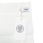 Hermes Jacquard Logo All Over Pattern Handkerchief Chief Cotton 100% — view 4
