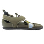 Hermes Giorno Sandals Shoes Technical Jersey Velcro 40.5 Khaki — view 2