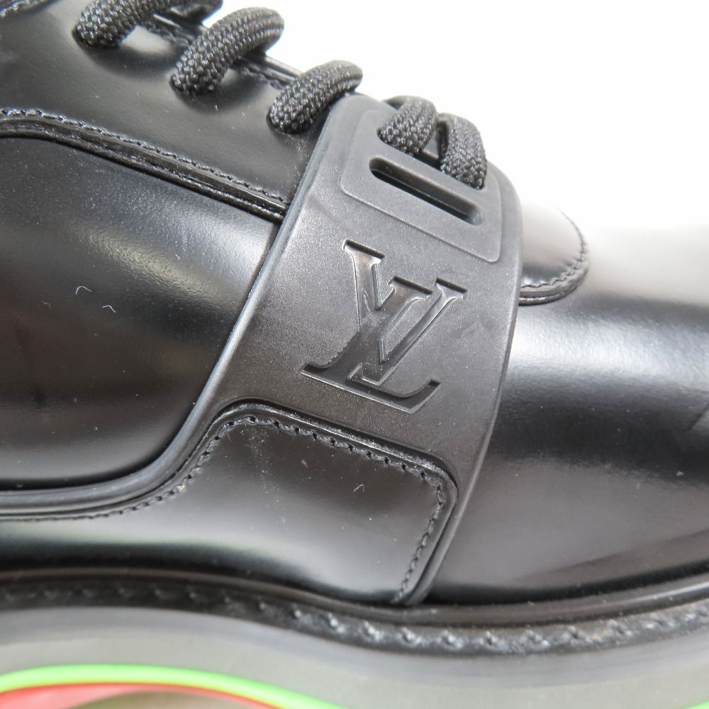 Louis Vuitton LV Fusion Davy Leather Shoes Lace Up Monogram Sole LV — view 8
