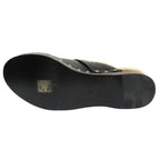 Hermes Carlotta Shearling Sandals Mules Shoes Kelly Silver Studs — view 6