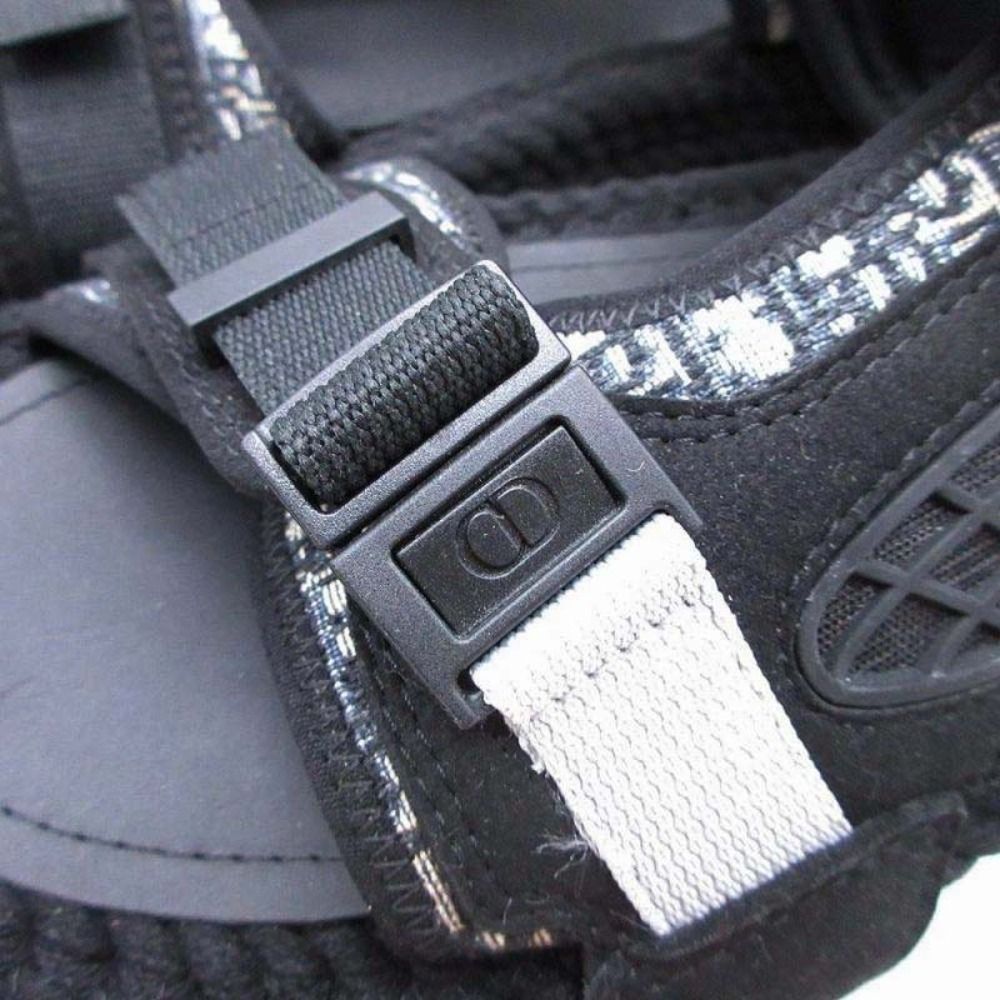 Dior Atlas Sandal Oak Sandals Shoes Logo Trotter 42 Black — view 7