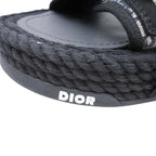 Dior Atlas Sandal Oak Sandals Shoes Logo Trotter 42 Black — view 5