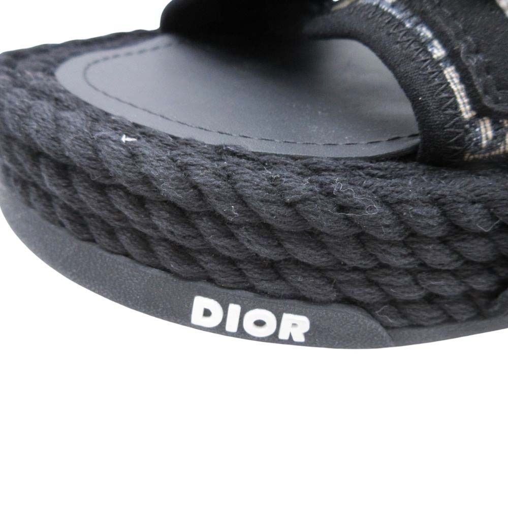 Dior Atlas Sandal Oak Sandals Shoes Logo Trotter 42 Black — view 5