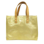 Louis Vuitton Monogram Vernis Reed PM Hand Tote Patent Enamel Yellow — view 2
