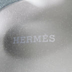 Hermes Giorno Sandals Shoes Technical Jersey Velcro 44 Gray Black — view 6