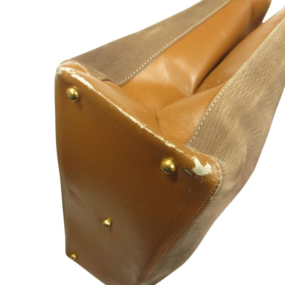 Loewe Velazquez Tote Hand Leather Vintage Brown Gold — view 7