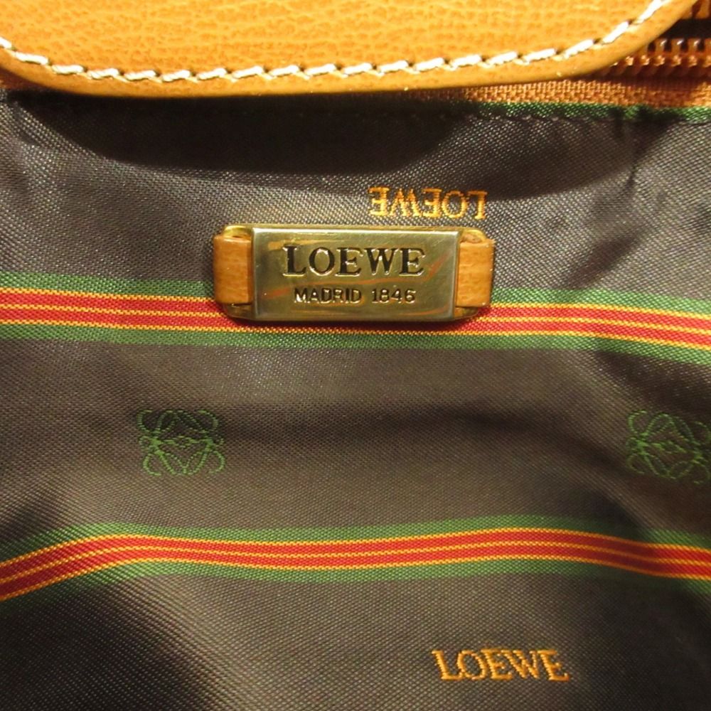 Loewe Velazquez Tote Hand Leather Vintage Brown Gold — view 9
